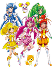 The Cures' profile in Pretty Cure All Stars New Stage 3: Eien no Tomodachi