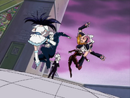 Juna y Regine golpean a las Pretty Cure