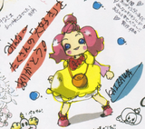 Sketch of Pekorin for KiraKira's Official Complete Book