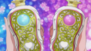 Perfumes corazón con las Semillas Pretty Cure