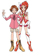 Cure Rouge/Rin Natsuki en la secuela