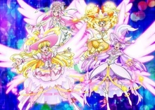 Promo art of the Cures' Heartful Styles