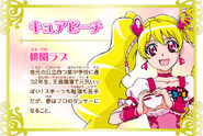 Cartel de Cure Peach en Pretty Cure All Stars New Stage 3