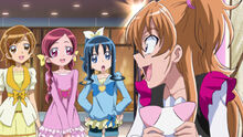 Hibiki shocked that Tsubomi and the others heard Hummy