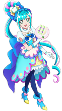 Cure Spicy's profile from the movie's website