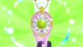 The Linkle Stone Peridot inserted onto Magical's Linkle Stick
