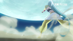 Cure Nile Dodges Phantom's Attack Happiness Charge Pretty Cure Episode 13