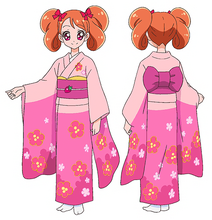 Official profile of Usami Ichika in her Japanese clothes from episode 16
