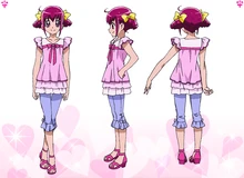 Miyuki's summer clothes profile from Toei Animation's website