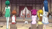 Pretty Cures 5 in the throne room