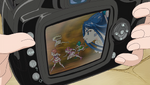 Mika shows Otaka-san she took photos of Pretty Cure 5