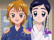 Nagisa and Honoka in yukata in episode 29