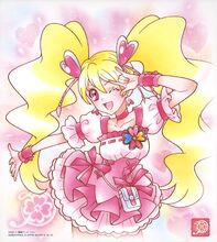 Shikishi Art: Cure Peach