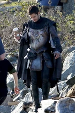 Julian as Prince Phillip on the set of Once Upon a Time