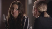 Spencer and Hanna talk at school