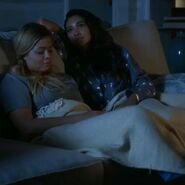 Emison sitting on the couch