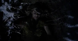 Ali in her "grave"
