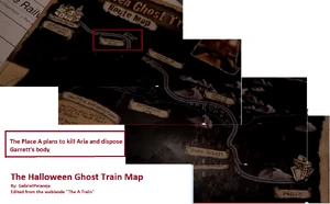 Halloween Ghost Train Map