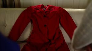 Vivian Darkbloom's red trench coat