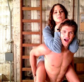 Troian and Keegan cry