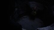 Mona was put in the hole.