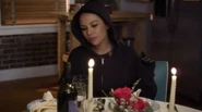 Mona eating