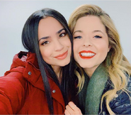 Sasha and Sofia Carson