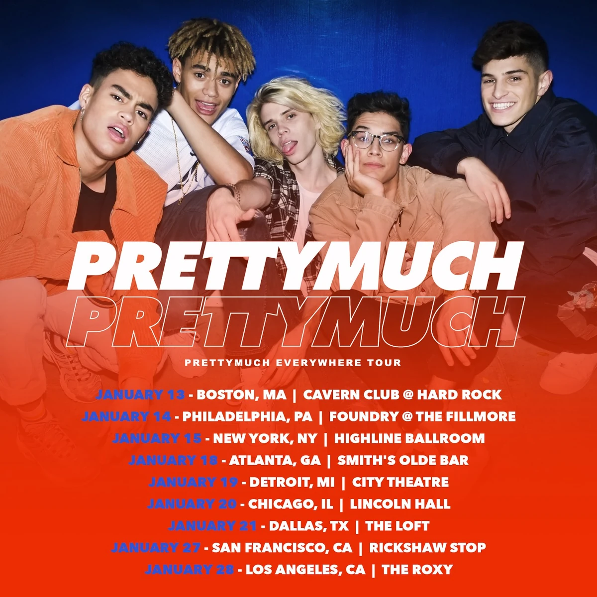 PrettyMuch Everywhere Tour PrettyMuch Wiki Fandom