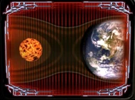 Sphere size compared to Earth