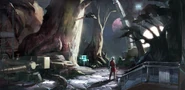 Early Arboretum concept art.
