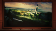 Painting of a TranStar facility on Earth.