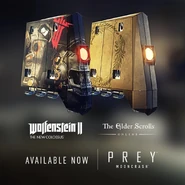 Wolfenstein 2 and The Elder Scrolls Online skins.