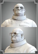 Luka's sculpt, from The Art of Prey.