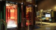 Grav shaft elevator.