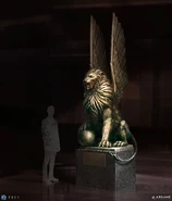 Winged Lion Statue Concept.jpg (686 KB) Concept art for the winged lion statue, seen in this hub.