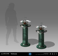 Water fountain concept art.