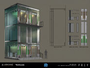 Concept art for the Grav Shaft.
