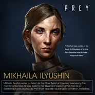 Mikhaila's character profile.