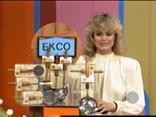 She's gotta trade up the Ekco kitchen utensils.