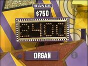 $2,400 is her bid on the organ. Actual retail price...