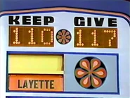 ...for a total of $110. She loses by $7.