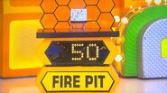 She bids $30 on the mini tabletop fire pit. A difference of $20. She gets no card.