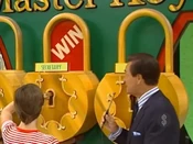 The key she picked was for the drop-front secretary.