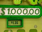 He decides to take the $1,000.