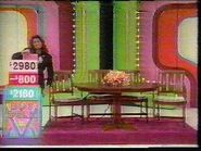 The contestant elected to sell that furniture. Bad idea! She should have bought it. An $800 bargain means...