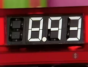 The contestant's total.