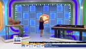 Darlene is playing for 4 pairs of Tory Burch shoes and a Golden West Billiards pool table.