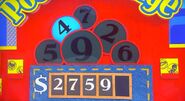 She says the last number is a 6 but is incorrect. The car is now $1.75.