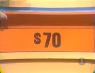 The shower is $70.