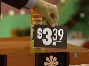 Second, she picks the Countertop Magic cleaner.